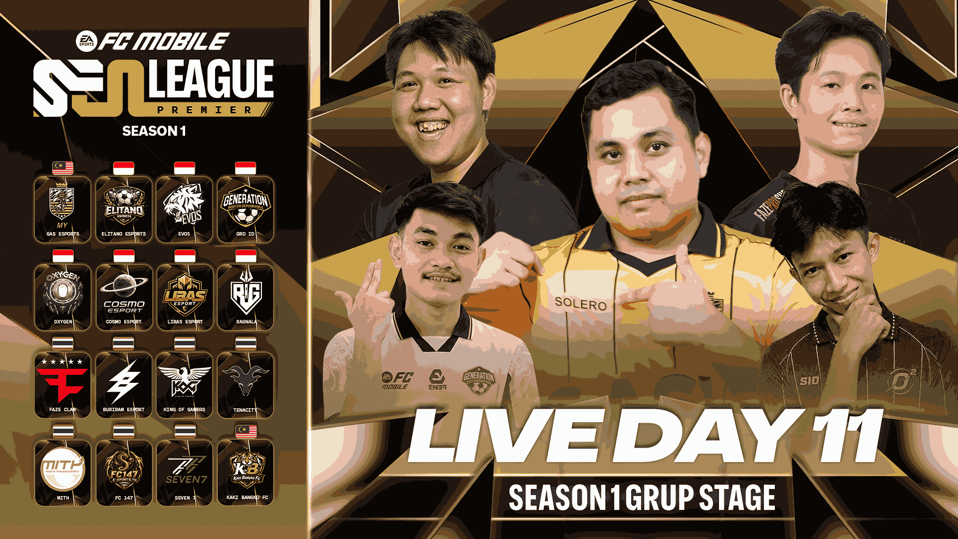 Sea Premier League Season 1 - DAY 11
