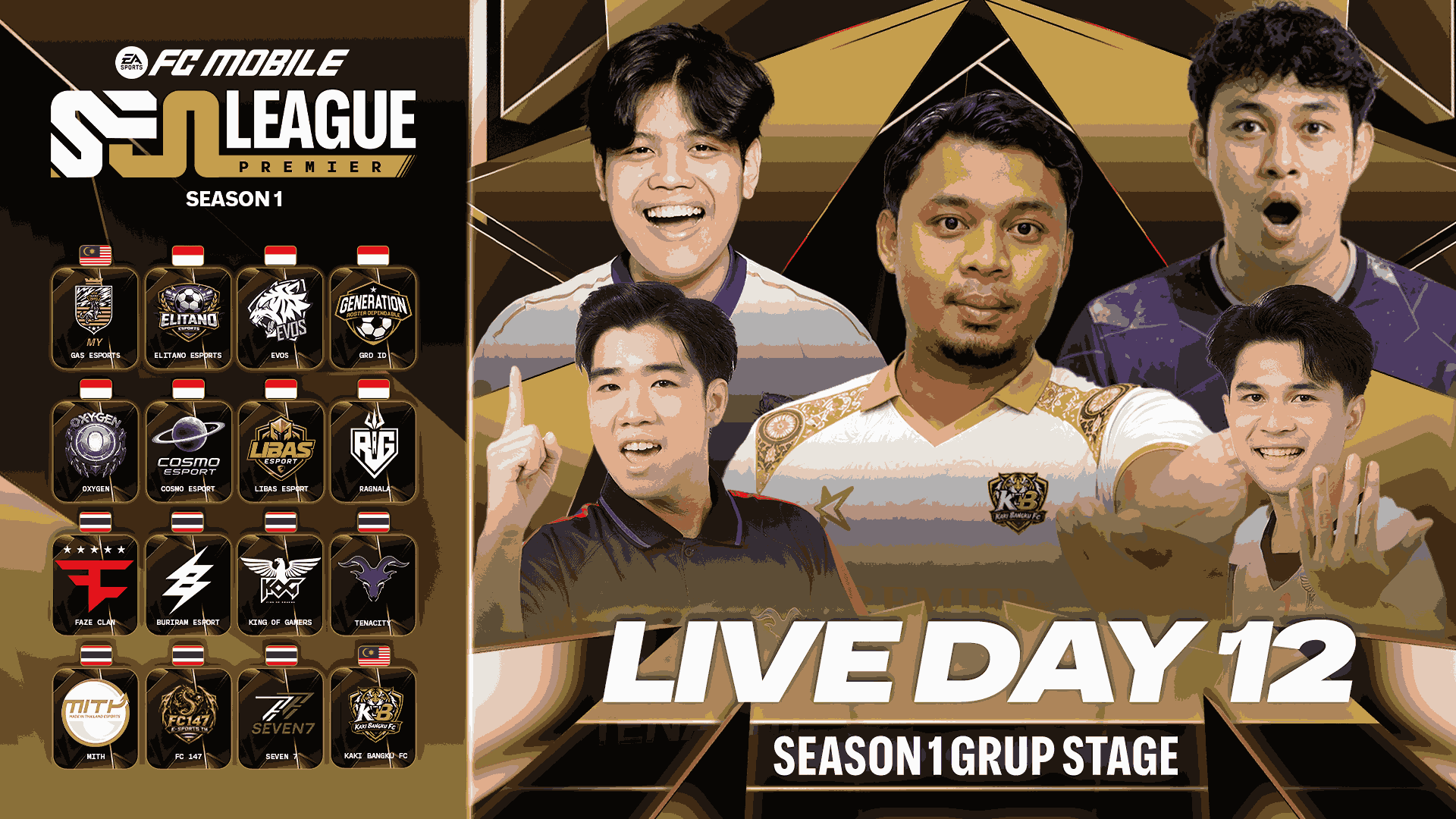 Sea Premier League Season 1 - Day 12
