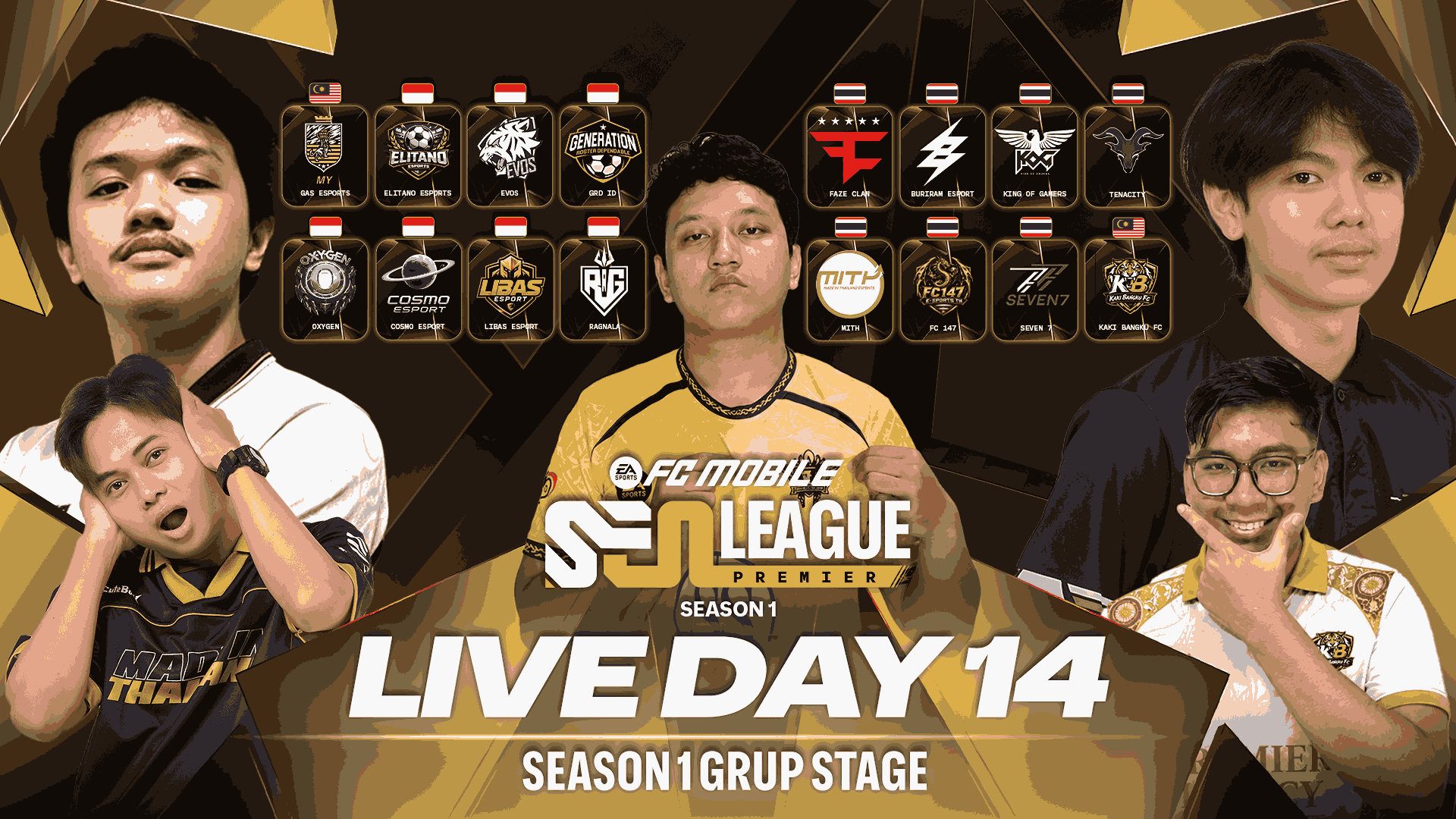Sea Premier League Season 1 - Day 14