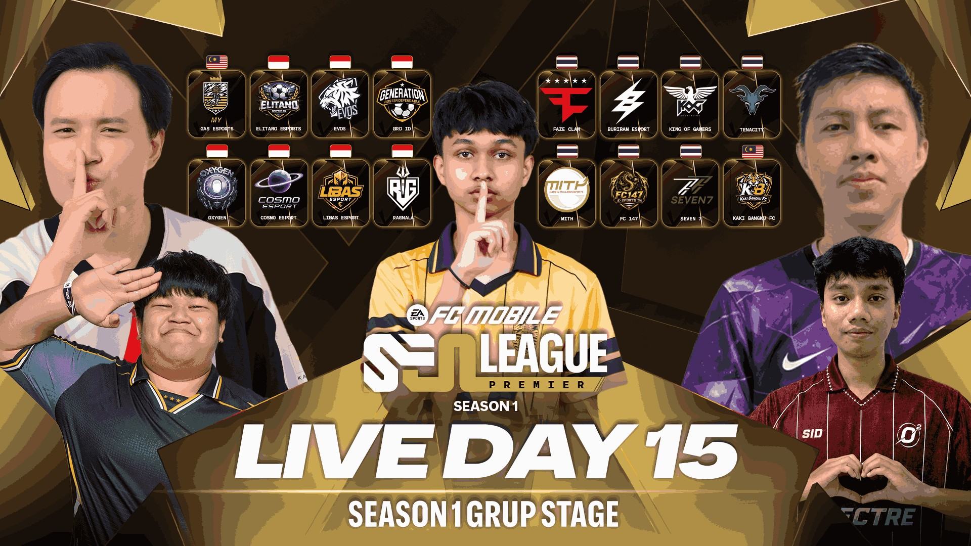 Sea Premier League Season 1 - Day 15