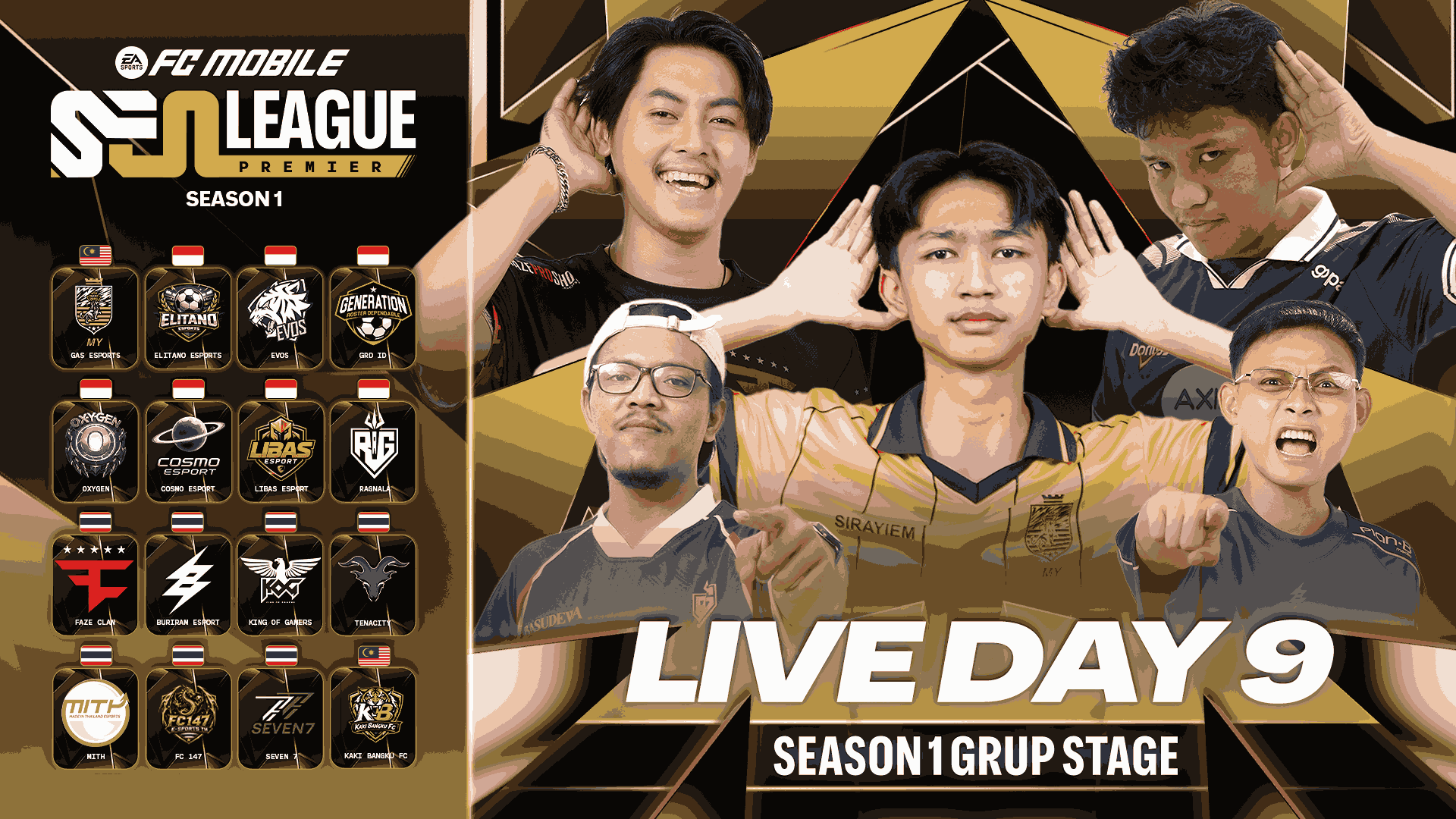 Sea Premier League Season 1 - Day 9