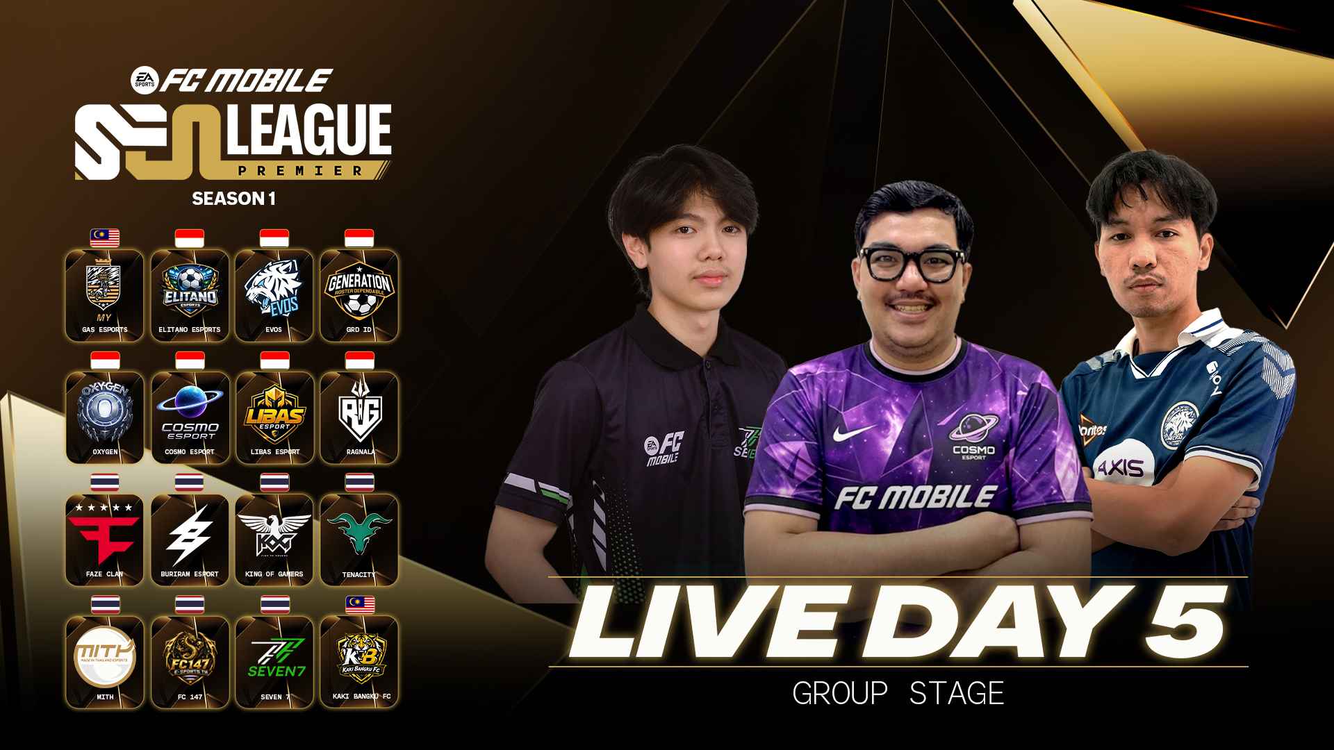 Sea Premier League Season 1 - Day 5
