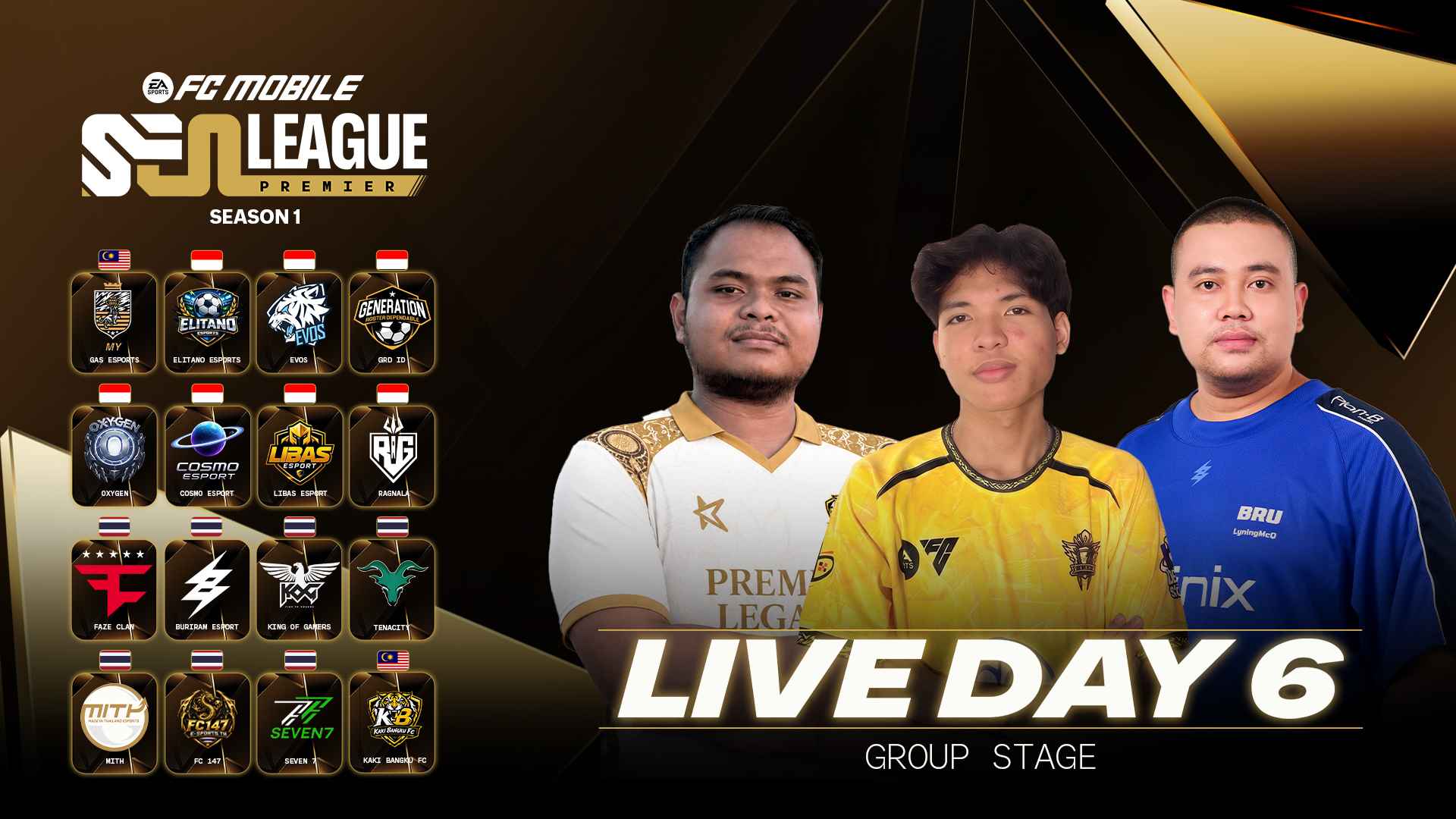 Sea Premier League Season 1 - Day 6