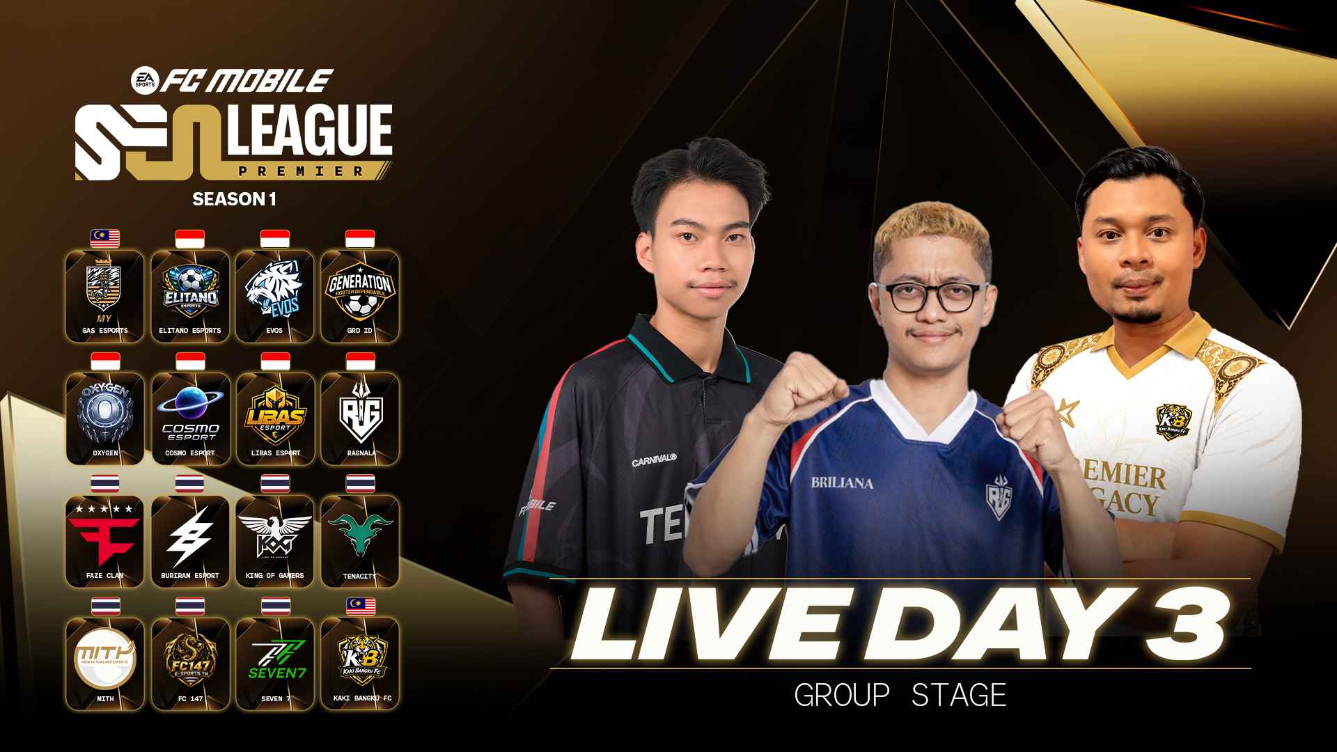 Sea Premier League Season 1 - Day 3